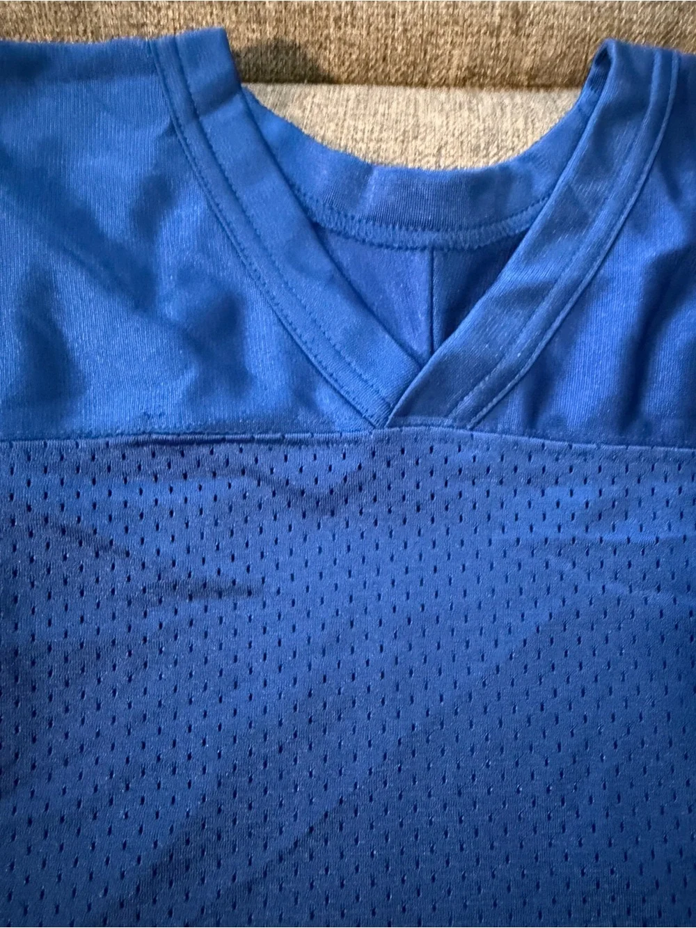 Nike Youth Large (12-13yr) Royal Blue Athletic Practice Jersey with White Swoosh